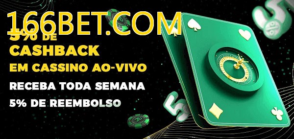 Promoções do cassino ao Vivo 166BET.COM